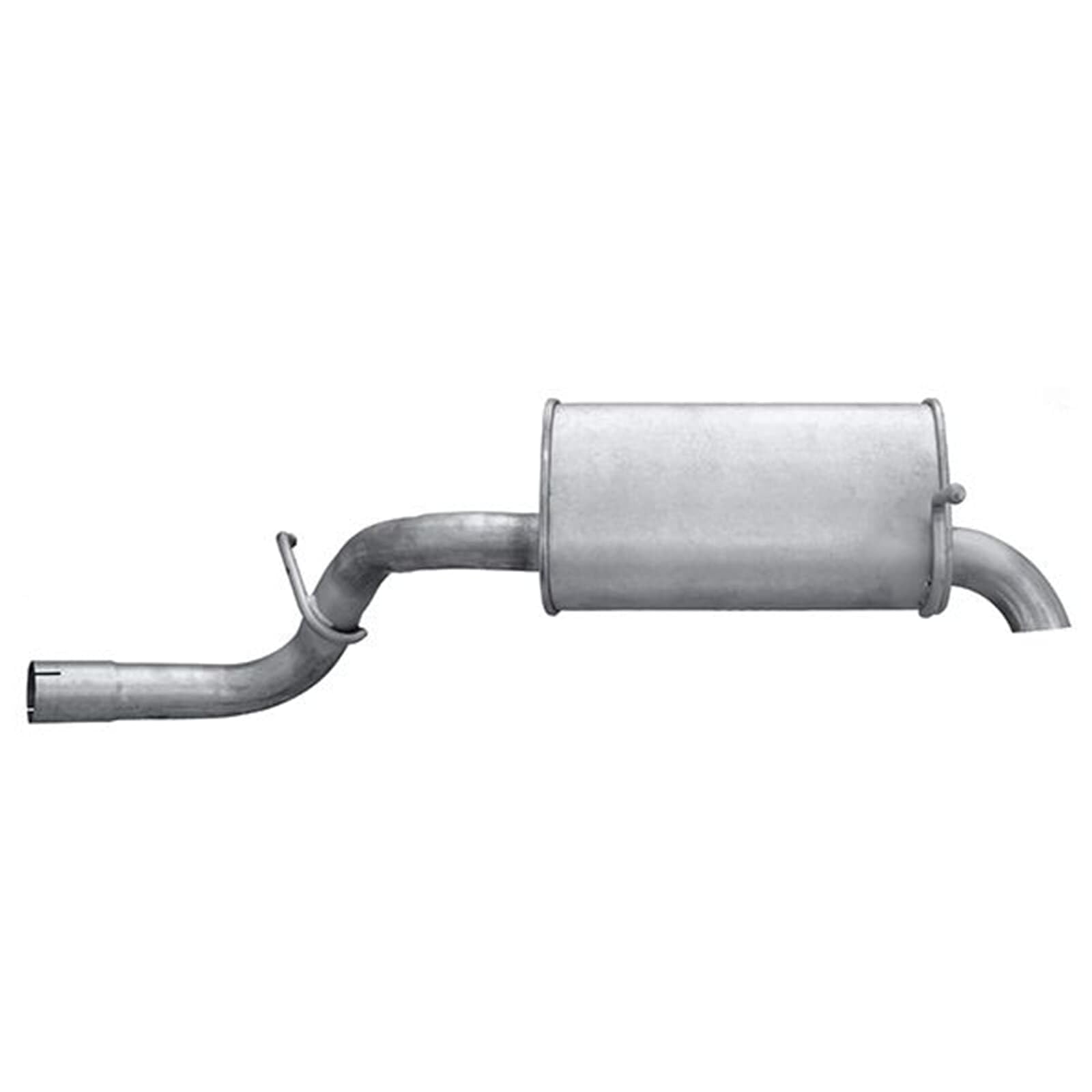 HELLA 8LD 366 032-941 Tłumik końcowy - Easy2Fit® Kit - z tyłu - jednoczęściowy - Komplet z elementami do montażu