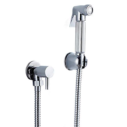 Ensemble de robinets de douche complets avec douchette WC et support mural durable - 2