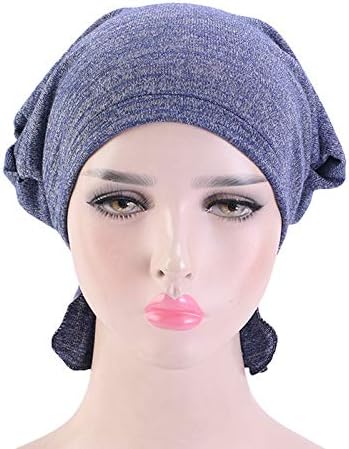 Pre Tied Head Scarves for Women Slip On Chemo Turban Hats Headwrap Caps for Cancer Hair Cover - Image 4