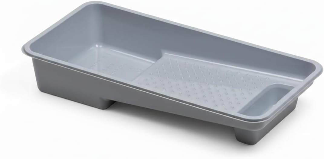 Disposable Paint Tray 4 in x 8 in Model Plastic Compatible with Small Roller & Brush Use