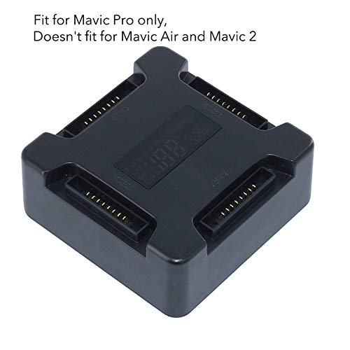 Fstop Labs Accessories for DJI Mavic Pro/Platinum 4 in 1 Rapid Battery Charger Smart Multi Battery Intelligent Charging Hub with Charge Indicator LCD Display - Thumbnail 3