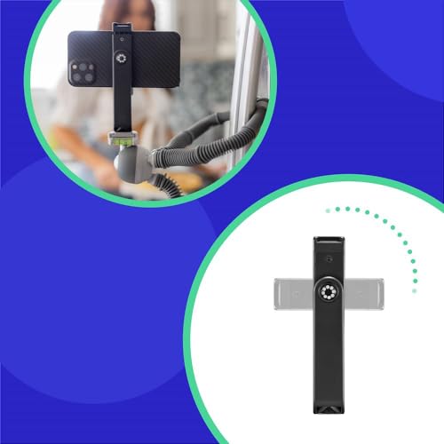 Joby Podzilla Medium Kit, Treppiede Flessibile, Attacco Griptight 360 Phone, Dai Creatori Del Gorillapod, Treppiede Per Smartphone, Compatibile Con Iphone, Action Cam, Dispositivi Fino A 1Kg, Azzurro - 3