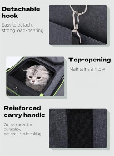 Mochila para gatos expandible estilo caravana para compartir momentos inolvidables en la naturaleza 3