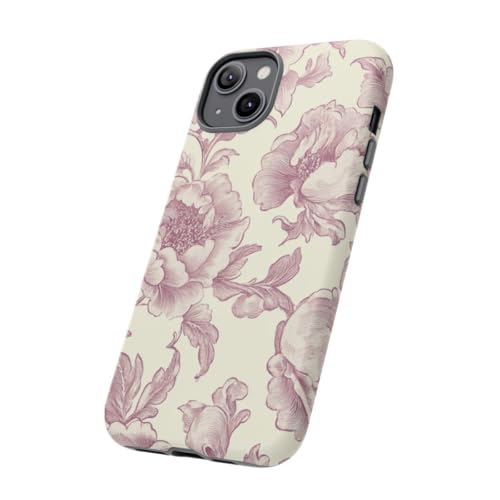 Coque rigide mate iPhone 14 Plus bordeaux chic pour le bureau - 2