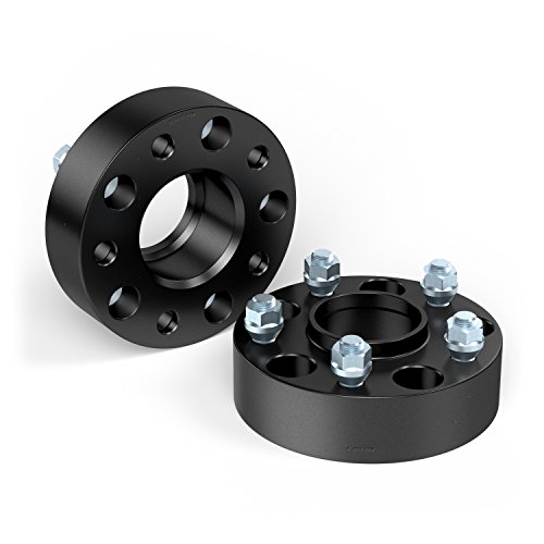 1.5 In Stancemagic Hubcentric 5X4.5 Wheel Spacers (70.5Mm Bore, 1/2X20 Studs) Compatible With Ford Mustang Edge Crown Victoria Ranger Explorer, Lincoln Town Car Mark 7-Black 5X114.3 Adapters, 2 Pack #TOP4