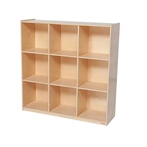 Wood Designs WD50900 (9) Big Cubby Deep Storage, 49 x 48 x 15″ (H x W x D)