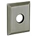 Baldwin R033.FD Pair of 3.225" Height Square Dummy Rosettes, Lifetime Polished Brass