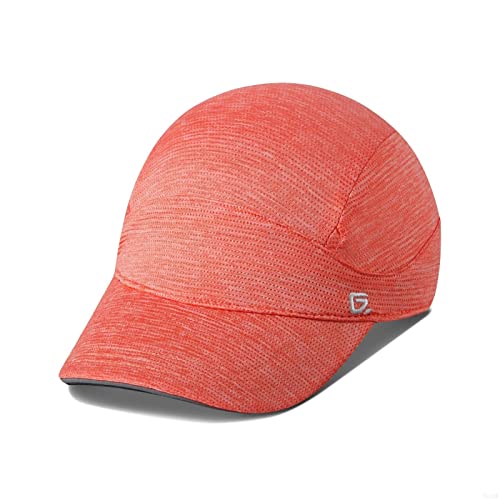 GADIEMKENSD Running Hat Quick Dry Workout Baseball Caps Breathe Hiking Cool Hats Sport Cap for Mens and Womens Dri Fit Hot Weather Cycling Golf Dad Orange