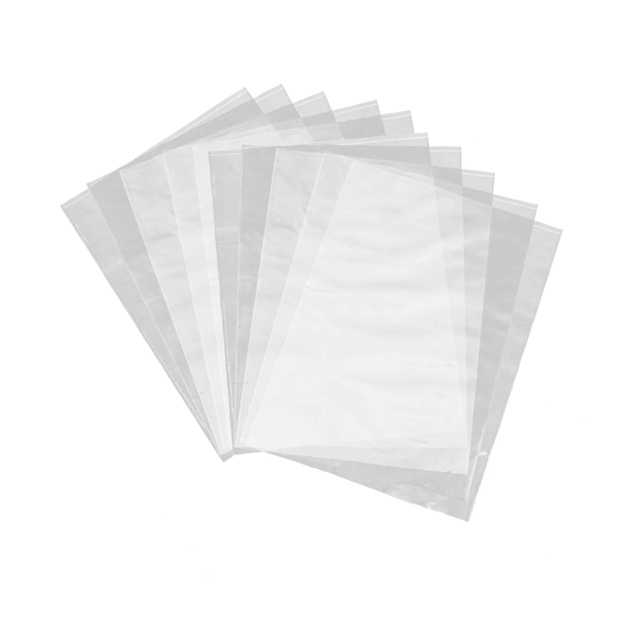 HOOTNEE 100pcs Shrink Bag Food Serving Tray Plus Size Linen Shrink Heat Shrink Film Bags Laminating Film Bags Heat Shrink Film Bags for Soap Shrink for Soap File 4x Cellophane Large