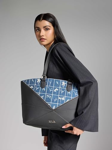 Image of ZOUK Rhea Kapoor Tote Bag - | Elegant Vegan Leather Tote for Women |