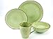 Produktbild Creatable 19954 Single Set Kombiservice, Porzellan, grün, 30 x 32 x 8 cm, 4 Einheiten