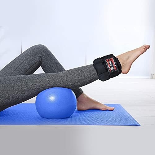MCD SPORTS Adjustable Ankle Weights 0.2-3kg Set of 2, also used as Wrist Weights and Leg Weights for Women and Men for Fitness, Jogging, Walking, Exercise, Gymnastics, Aerobics, Gym, Training