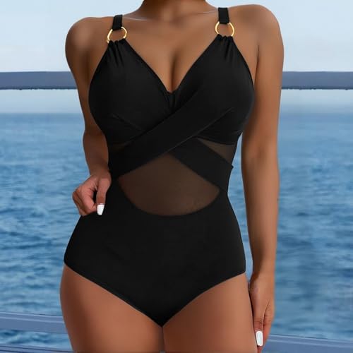 Maillots de bain uni bikini push-up amincissant taille creuse mode - 2