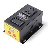 JADPES Protector Outlet, AC 220V 10000W Stepless High Variable Voltage Regulation Snug Plugs for Loose Outlets Multi Plug Wall Outlet with High Stability for Experimental Instrument