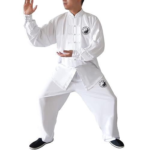 JKGHK Vêtements D'arts Martiaux Kung Fu Habillement - Deux Côtés Chinois Traditionnel Tai Chi Qi