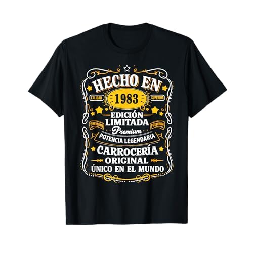 42 Cumpleaños Hombre 42 años Hecho En 1983 Regalos Camiseta