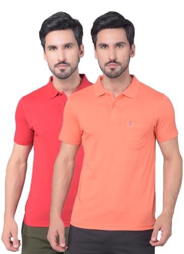 Image of Dollar Mens Cotton Casual Solid Polo Tshirt (Pack of 1)