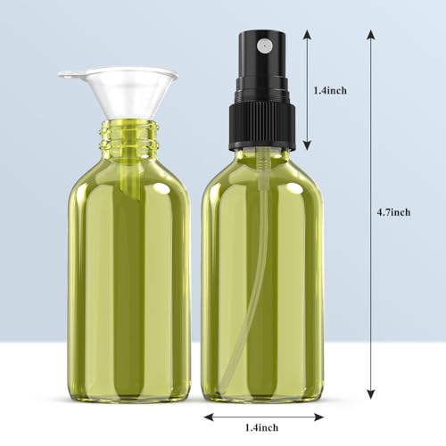 Wedama Spray Bottle, 2 oz Fine Mist Glass Spray Bottles, Little Refillable Liquid Containers for Watering Flowers Cleaning (16 Pack Olive Green) by Wedama - Image 7