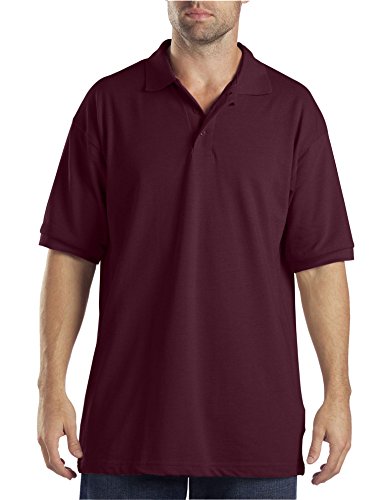 Dickies - - Ks4552 Kid's Taille Chemise à Manches Courtes Polo Piqué, Small, Bourgogne