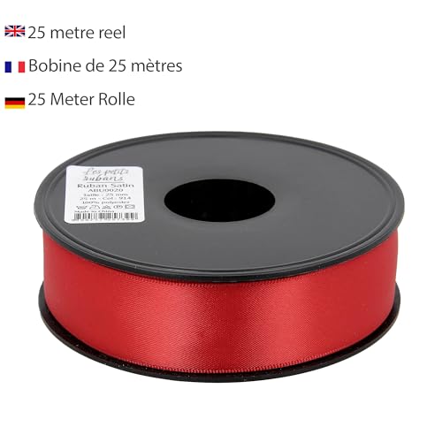 Les Petits Rubans Polyester Ribbon, Double Sided Satin Ribbon 100% Polyester for Weddings Gift Wrapping, Floral Arrangements - Image 4