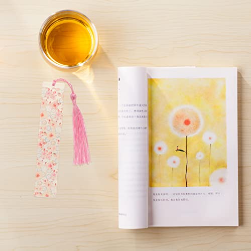 Marque-page époxy fleur séchée artisanat résine premium - 3