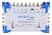 Produktbild Venton Sat Multischalter 9/8 MSG I Multiswitch für bis zu 8 Teilnehmer I Sat-Verteiler 9 Eingänge 8 Ausgänge - UHD Full HD-TV 4K 3D I Empfang digitaler & terrestrischer Signale I inkl. Netzteil