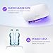 LET'S RESIN Upgraded UV Light for Resin, Large Size Portable UV Resin Light, Fast Curing&Portable UV Lamp, Jewelry Making Supplies for Resina UV, DIY Craft, Decor