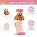 Lustige 3D Golden Retriever Hunde Socken für Damen Mama Teenager Mädchen - Bunte Witzige Motiv Coole Tier Socken - Muttertag Ostern Geburtstag Weihnachten Geschenke Ideen für Hundeliebhaber Hundemama
