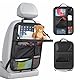 Autositz Organizer Auto Organizer Kinder Multi Pocket, Auto Rücksitz Organizer mit Klapptisch, Große Kapazität Kinder Autositzschoner Rückenlehne Rückenlehnenschutz Organizer Wasserdicht Kratzfest