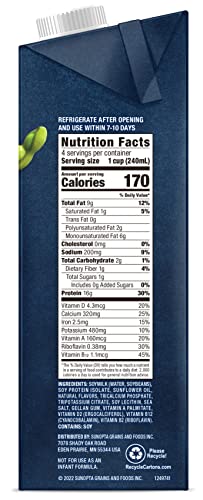 West Life Smoothie Blend Soy Milk, Unsweetened Plain, 16G Of Protein, Vegan Dairy Alternative, Lactose-Free, Keto Certified, 32Oz (Pack Of 12) #TOP7