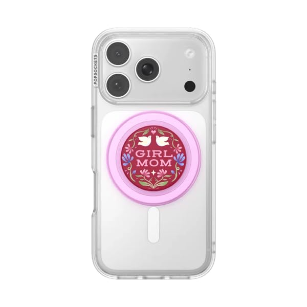 Image of PopSockets Phone Grip for MagSafe, Magnetic Holder, Phone Stand, Mom - Girl Mom