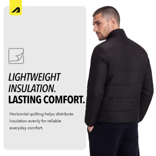 Image of Boldfit Puffer Jacket For Men Winter Wear Hooded Jackets For Men Full Sleeve Puffer Jacket for Mens Insulated Monsoon Winter Jackets