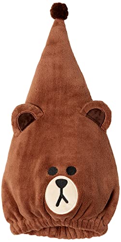 丸眞 なりきり キャップタオル LINE FRIENDS ラインフレンズ ブラウンキャップ 5585001700