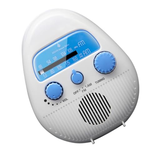 iplusmile Kleiner Duschradio mit Lautsprecher Tragbares Am/fm...