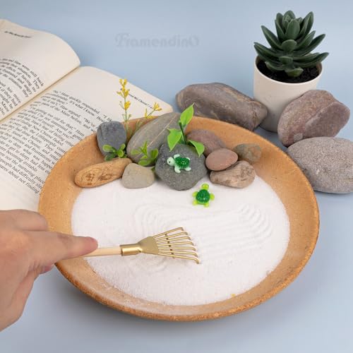 Mini rastrillos Zen Framendino 6 piezas metálicos miniatura 6