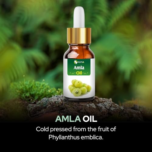 Image of Salvia Amla Oil (Phyllanthus emblica) Herbal Oil for Haircare & Scalp Care - Botanical Oil for DIY Hair Oils, Skincare & Massage Blends - 500 ml / 16.9 fl oz