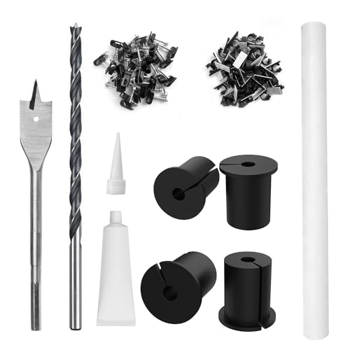 1 inch cable routing kit for starlink,4pcs wall grommet bushing starlink masonry routing kit including threading cables tool through wall for star link cable routers ethernet adapter