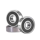 DAFUNY 6204-2RS Ball Bearings – Bearing Steel and Double Rubber Sealed Miniature Deep Groove Ball...