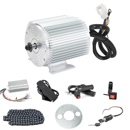 High Speed Brushless DC Motor Kits 2000W 60V Electric Gokart