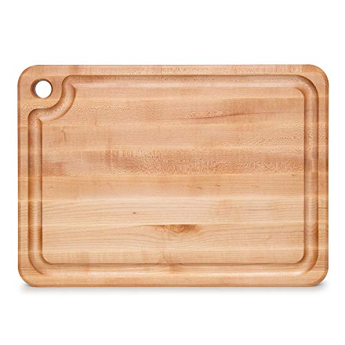 John Boos Block Mpl2216125-Fh-Grv Prestige Maple Wood Edge Grain Reversible Cutting Board With Juice Groove, 22 Inches X 16 Inches X 1.25 Inches #TOP3