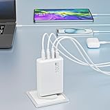 FUDCOCWN 100W USB C Plug GaN Wall Charger 4-Port Laptop Charger Compatible with MacBook Pro/Air, HP Laptop, Dell, Asus, Lenovo, Matebook, Galaxy S23 / S22 - Image 4