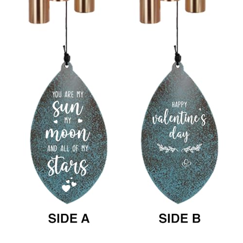 Image of ASTARIN Wedding Gifts Wind Chime, Personalized Names & Date Wind Chimes Gifts for Couple 2026, Wedding Gift for Newlywed Husband Wife, Engagement Gift Valentine's Day Anniversary