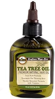 Difeel Sunflower Mega Care Tea Tree Premium Hair Oil, 2.5 oz