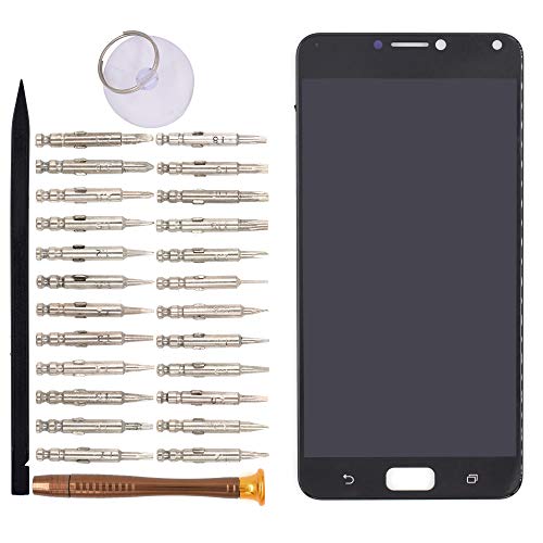 Image of LCD Screen Display with Digitizer Touch Panel Without Bezel Frame for Asus Zenfone 4 Max ZC554KL(Black)