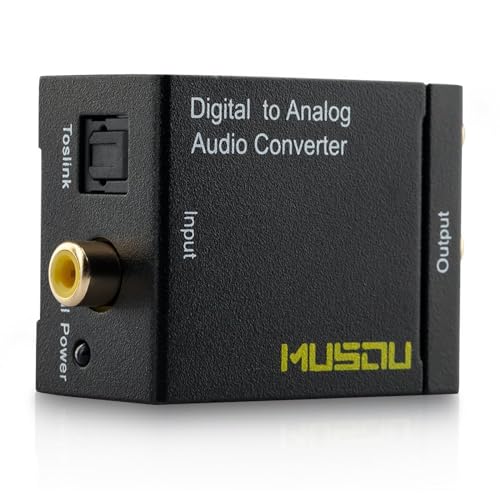Musou Digital Optical Coax to Analog RCA Audio Converter Adapter - Thumbnail 4