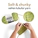 Bernat Maker Splash Bark Yarn - 2 Pack of 250 g / 8.8 oz - 75% Cotton 25% Nylon - #5 Bulky - 279m /305Yards - for Knitting, Crochet and Amigurumi