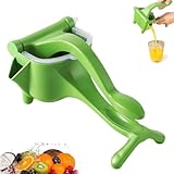 LUYJWZN Cubiccredit Manual Juice Squeezer, Cubiccredit Handheld Juicer Squeezer, Heavy Duty Manual SqueezeJuice Extractor, Easy to Use, Ergonomic Grip, for Juices Extraction of Citrus (1pcs)