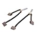 Motor Replacement Brushes, Reduce Friction Increase Speed Efficient Winching ATV Motor Carbon Brush Kit Strong Power Output for 2000 To 5000lb Winch