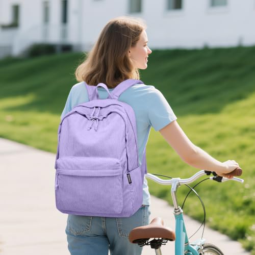 Image of ZUBOND Girls Backpack, Lightweight School Bookbag for Teens, College Students Women & Men, Cute Large Laptop Backpack Fits 15.6 Inch Notebook
