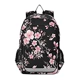 ALAZA Cherry Blossom Sakura Laptop Backpack Purse for Women Men FloralTravel Bag Casual Daypack with Compartment & Multiple Pockets